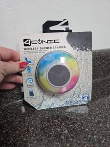 lot 146 image: 4CONIC Wireless Shower Speaker for Smartphones Bluetooth Media Devices