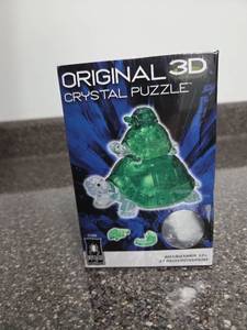 lot 182 image: Original 3D Crystal Puzzle Turtle 37 Pieces