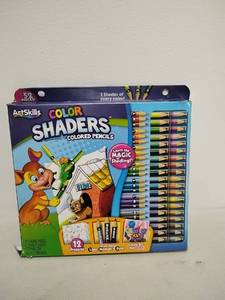 lot 20 image: ArtSkills Color Shaders Colored Pencils 52 Pieces