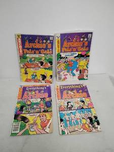 lot 74 image: Archie Comics Group 4-Issue Lot PalsnGals Everythings Archie