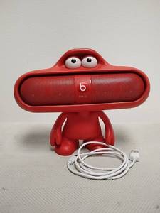 lot 94 image: Beats by Dre Pill Speaker Red with USB Charging Cable