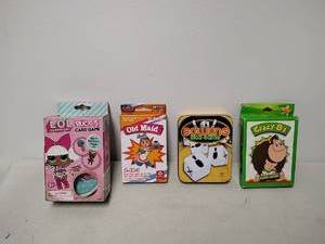 lot 128 image: LOL Surprise Ruckus Card Game, Old Maid, Bowling Dice, Crazy 8s Card Games Lot 4