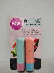 lot 137 image: EOS #EOSFlavorLab Super Soft Shea Lip Balm 2-Pack