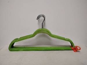 lot 146 image: Green felt Hangers with Metal Hooks Lot