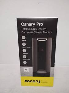 lot 149 image: Canary Pro Total Security System Camera Climate Monitor 1080p HD