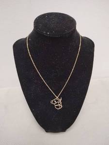 lot 152 image: Geometric Pendant Necklace with Chain