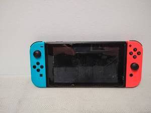 lot 161 image: Nintendo Switch Gaming Console with Blue Red Joy-Con Controllers, untested