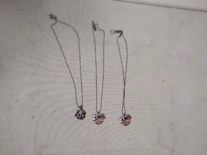 lot 174 image: Ed Hardy 3 Pendant Necklaces Chain Stainless Steel