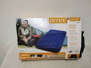 lot 178 image: Intex Classic Downy Twin Airbed 39in x 75in x 8.25in