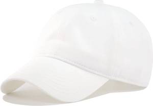 lot 1024 image: TSSGBL Vintage Cotton Washed Plain Baseball Caps Adjustable Dad Hat Men Women Blank Soft Workout Ball Caps White - Retail $14