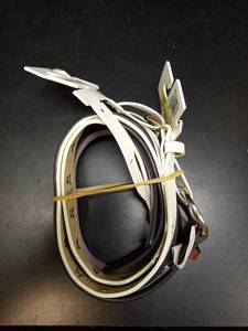 lot 1034 image: Cat & Jack Girls Belts 3-Pack Sizes M S Adjustable Buckle - Retail $12