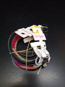 lot 1035 image: Cat & Jack 2 Belts Size L with Buckles - Retail $0