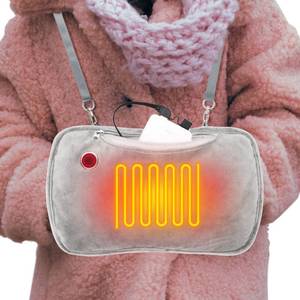 lot 1041 image: Hand Warmers Rechargeable, 10000mAh Electric Heated Gloves Portable Graphene Handwarmers Pouch with 3 Levels & Double-Sided Heating for Hunting Camping Golf Xmas Gifts for Women Men - Retail $36