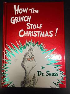 lot 1053 image: How The Grinch Stole Christmas by Dr. Seuss - Retail $17