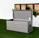 Lifetime 170-Gallon Resin Outdoor Storage Deck Box - Retail: $250