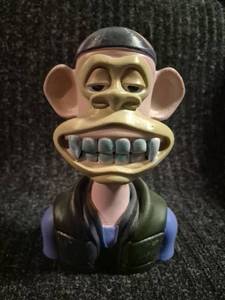 Monkey Head Figurine Approximately 9 Inches Tall 3d Printed