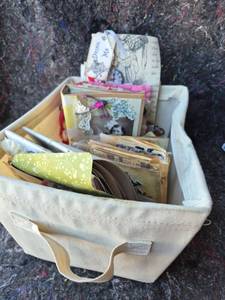 lot 94 image: Lot of Handmade Scrapbook Pages and Decorated Journals