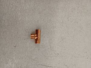 lot 12292 image: Lot Of JW Solder Copper Fittings Reducing Tee 14in x 38in OD