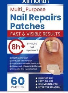 lot 12330 image: Ximonth Multi-Purpose Nail Repairs Patches 60 Patches, Lot of 2 Boxes