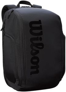 lot 2056 image: WILSON Sporting Goods Tennis Bag, BLACK, No Size (WR8010801001)