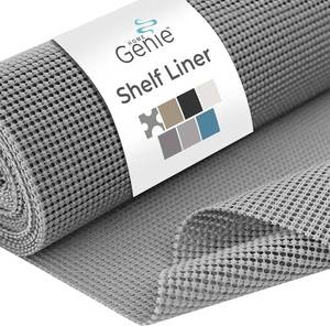 lot 3091 image: HOME GENIE Shelf Drawer and Cabinet Liner, Non Adhesive, 20x20 Soft Gray