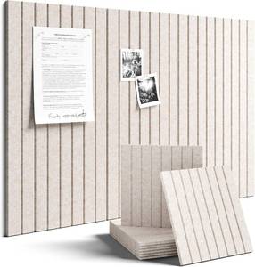 lot 3092 image: Fluxynara Felt Bulletin Board & Cork Board Alternative 36 x 24 - 6 Pack