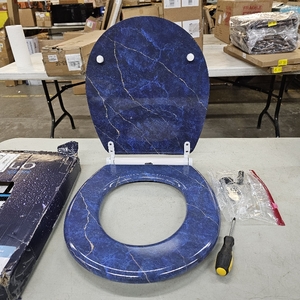 lot 3102 image: Sanilo Toilet Seat ROUND, Soft Close, One-Click Quick Release, Easy Installation, Non-Slip, Easy to Clean