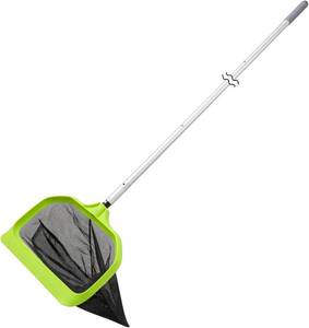 lot 3117 image: Sepetrel Pool Skimmer Net, Fine Mesh Leaf Rake with 10.5 FT Pole
