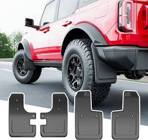 lot 3134 image: PTYYDS 4Pcs Mud Flaps Compatible with 2021-2026 Ford Bronco 24 Door