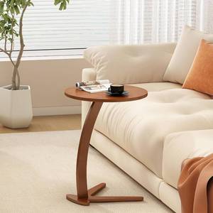 lot 3152 image: 15  Couch Tables that Slide Under, C Shaped End Table, (Medium)