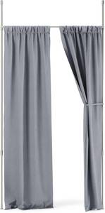lot 3158 image: Umbra Anywhere Expandable Curtain Rod and Room Divider, Nickel