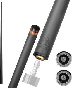 lot 7160 image: $130 29 Carbon Fiber Pool Cue Shaft, Low Deflection 516-14 Joint 12.5MM