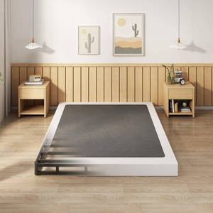 lot 8028 image: EMODA 5 Inch Box Spring Queen Size Mattress Foundation with Fabric Cover