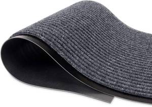 lot 8036 image: Commercial Floor Mat, Heavy Duty Indoor Outdoor, 3x5 Feet Grey