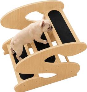 lot 8069 image: Wood Stairs for Dogs WoodPattern,80lb