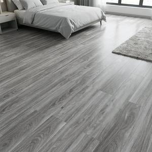 lot 8070 image: LITA Peel and Stick Floor Tile Vinyl Wood Plank 36-Pack 54 Sq.Ft, Brown Stone, Rigid Surface Hard Core Easy DIY Self-Adhesive Flooring (Light Gray, 36 Pack)