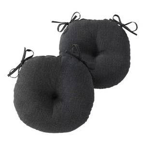 lot 8106 image: Carbon 15 in. Round Outdoor Seat Cushion (2-Pack)