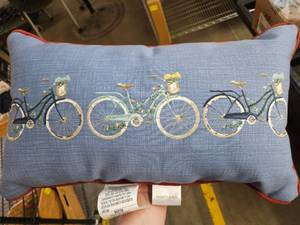 lot 8110 image: 12 in. x 20 in. Weekender Outdoor Lumbar Pillow with Welt Cord