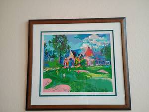 lot 906 image: Framed Wall Decor.   Signed   32 x 37