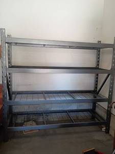 lot 950 image: Industrial Shelves.  72 x 77 x 24.  Located in the garage.