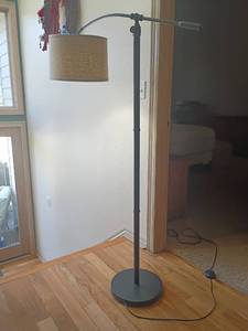 lot 1040 image: 59in. Floor Lamp with Floor Switch