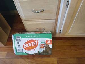 lot 1203 image: Nestle Boost High Protein Balanced Nutrition Drink 8 fl oz Chocolate  17 bottles