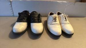 lot 1317 image: Ashworth and hi-tech mens golf shoes size 9