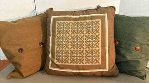 lot 1401 image: Three Decorative Pillows