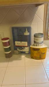 lot 1461 image: Kuhn Rikon Cookie Press with Decorating Tips 14 Disks 6 Tips