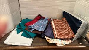lot 2023 image: Fabric Bundle Assorted Textiles Lot