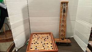 lot 2027 image: Two wooden games of skill