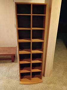 lot 2062 image: Adjustable Book Shelf.  61 x 20 x 6.  Located in basement