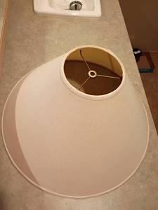 lot 2069 image: Lamp Shade.  Small Side is 6in and Large End is 22in