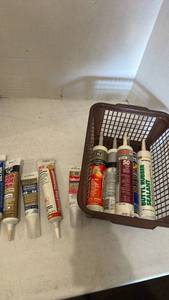 lot 3124 image: Silicone Sealant and Caulk Assorted Lot